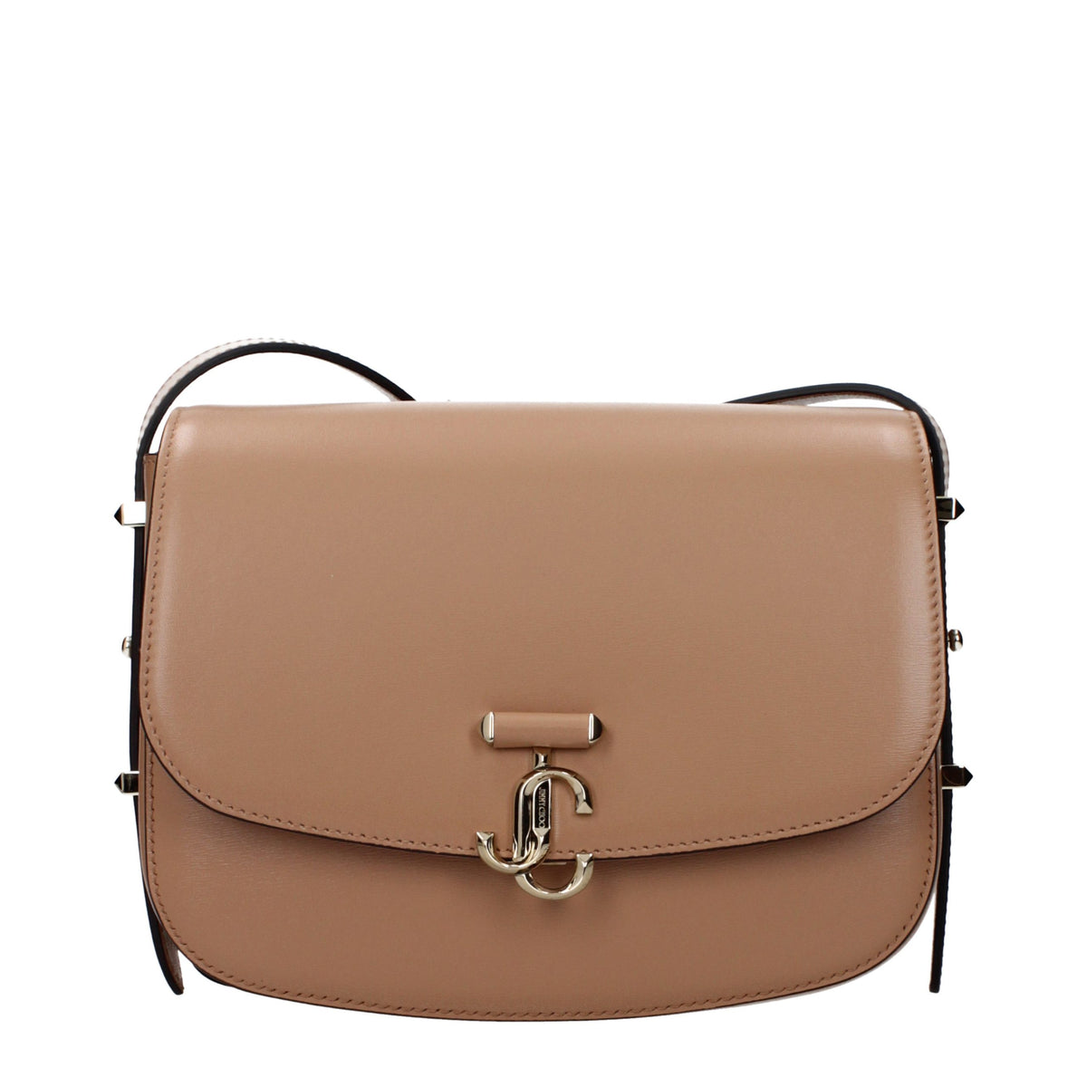 Jimmy Choo bruine leren crossbodytas