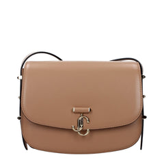 Jimmy Choo bruine leren crossbodytas