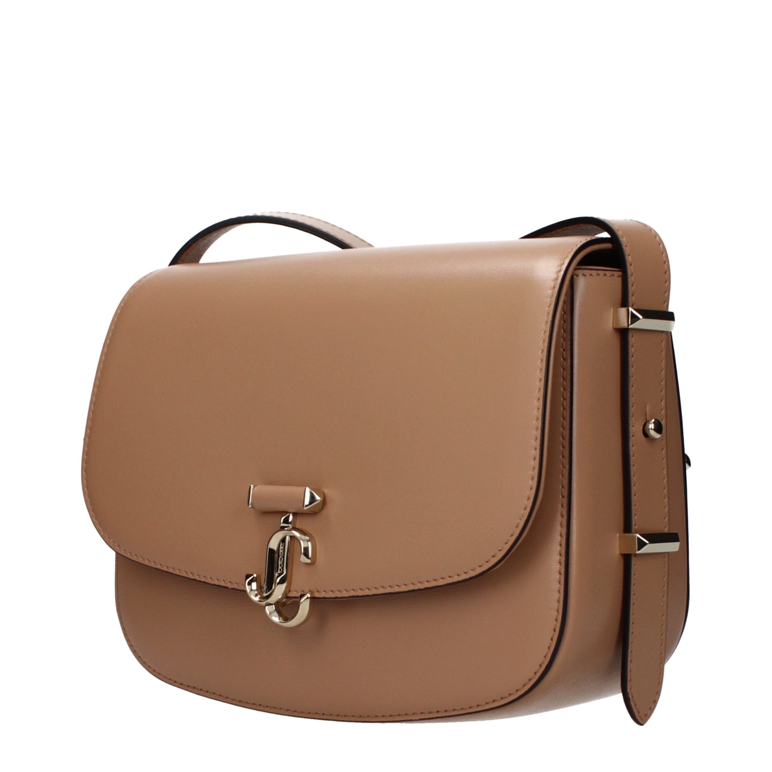 Jimmy Choo bruine leren crossbodytas