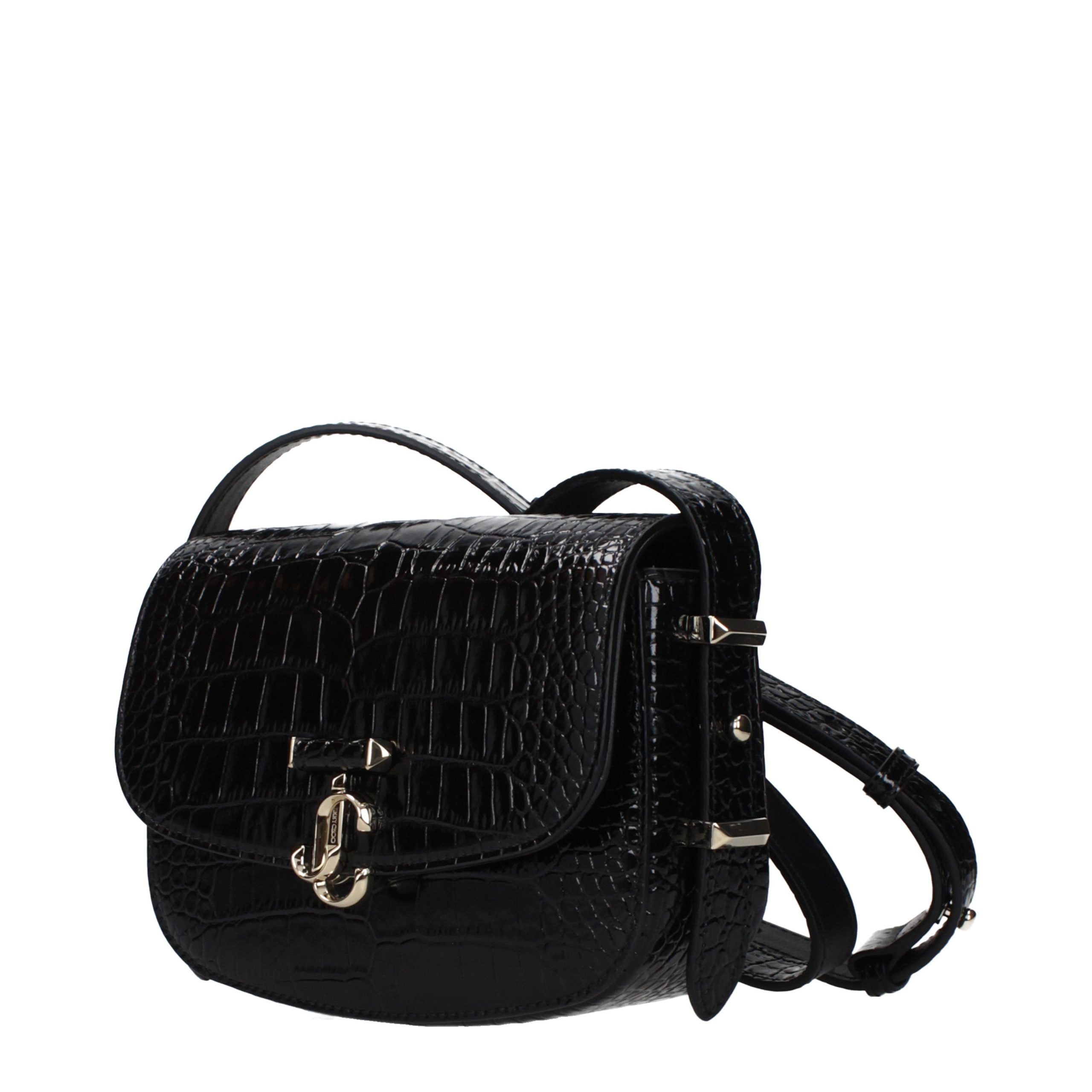 Jimmy Choo Zwart Leren Crossbody Tas