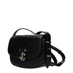 Jimmy Choo Zwart Leren Crossbody Tas