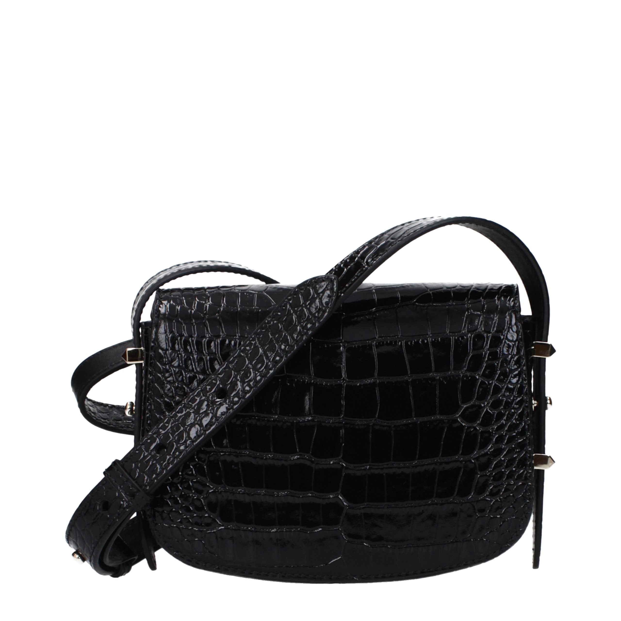 Jimmy Choo Zwart Leren Crossbody Tas