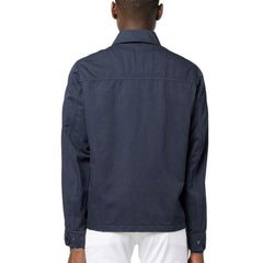 Herno blauwe katoenen jas
