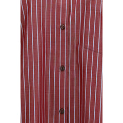 The Andamane Bordeaux Polyester Pattern Shirt