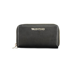 Mario Valentino Black Polyurethane Women's Wallet