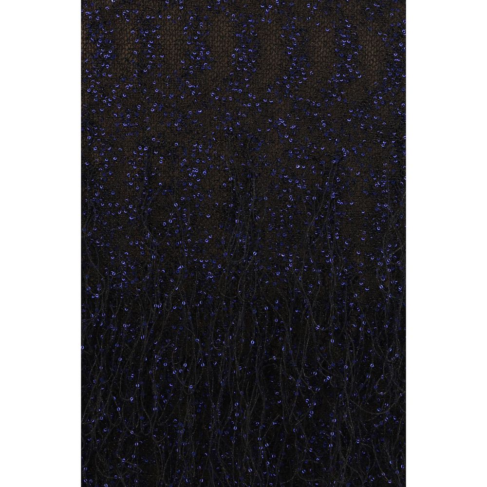 Giorgio Armani blauwe polyamide cocktailjurk