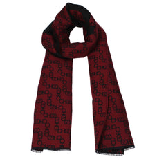 Jimmy Choo Red Wool Scarf