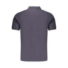 Rifle Blue Cotton Men's Polo
