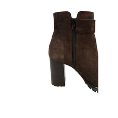 Borbonese Brown Leather Women Boot