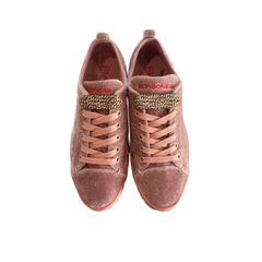 Borbonese Pink Fabric Women Sneakers