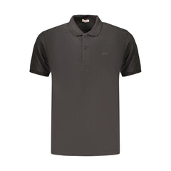 Rifle Zwart Katoenen Poloshirt voor Heren