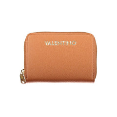 Mario Valentino Brown Polyurethane Womens Wallet