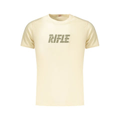Rifle Beige Katoenen T-shirt voor Heren