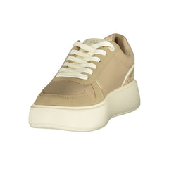 U.S. POLO ASSN. Beige Polyurethane Women's Sneaker