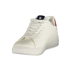 U.S. POLO ASSN. Witte polyurethaan herensneaker