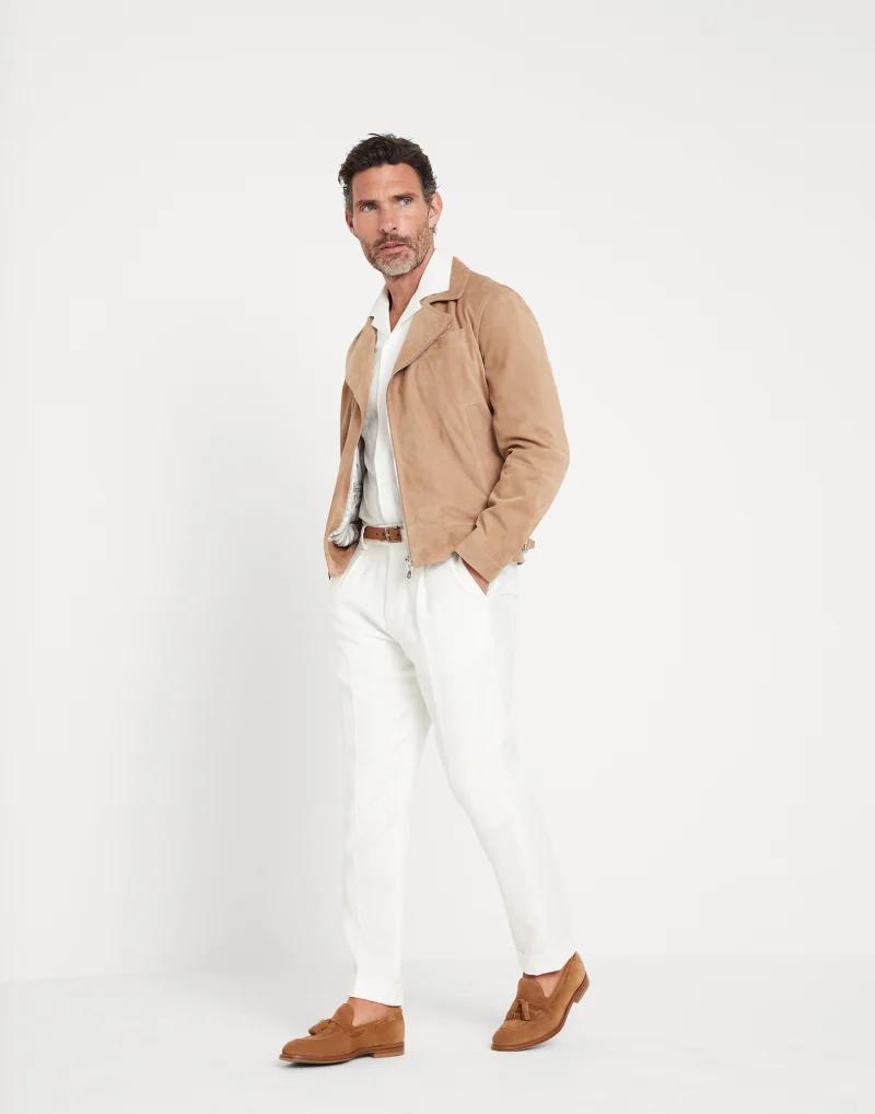 Brunello Cucinelli White Cotton Shortsleeve Shirt
