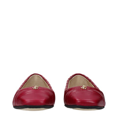 Jimmy Choo roze leren ballerina's