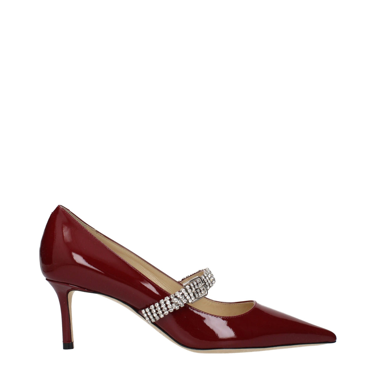 Jimmy Choo Rode Leren Pumps Met Hoge Hak