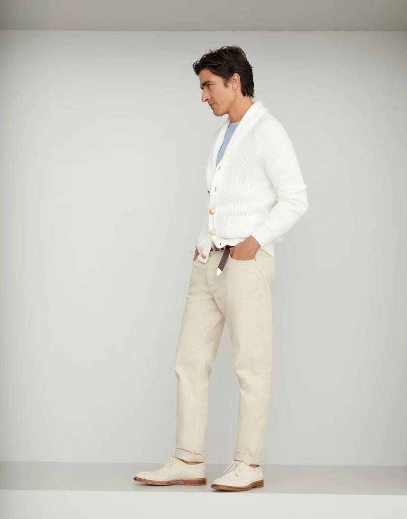 Brunello Cucinelli Bicolor Cotton T-Shirt