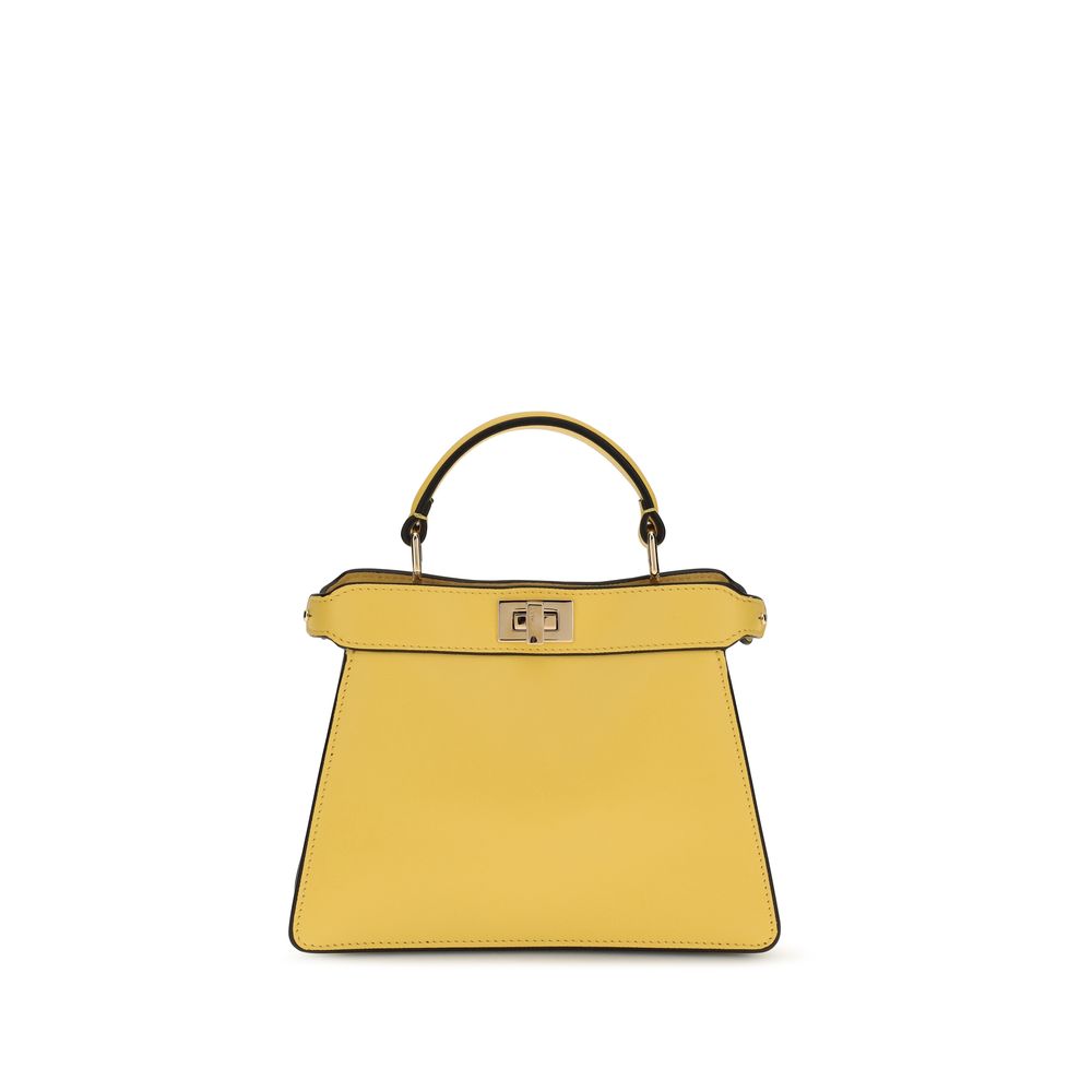 Fendi Bicolor Kalfslederen Bos Taurus Handtas