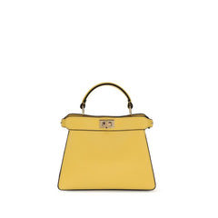 Fendi Bicolor Kalfslederen Bos Taurus Handtas