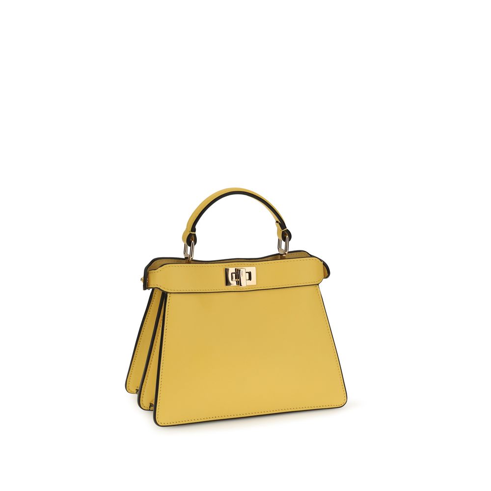 Fendi Bicolor Kalfslederen Bos Taurus Handtas