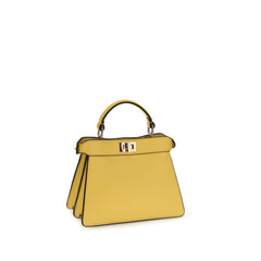 Fendi Bicolor Kalfslederen Bos Taurus Handtas