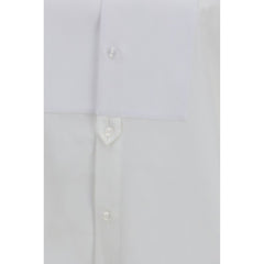Saint Laurent White Cotton Dress Shirt