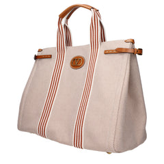 Valentino Garavani Beige Fabric Handbag