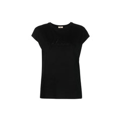 Herno Black Cotton T-Shirt
