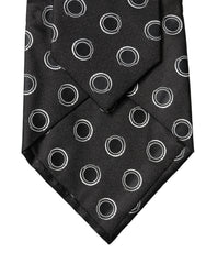 Dolce & Gabbana Black White Polka Dot Silk Adjustable Women Necktie Tie