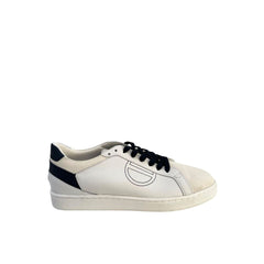 Borbonese Witte Leren Heren Sneaker