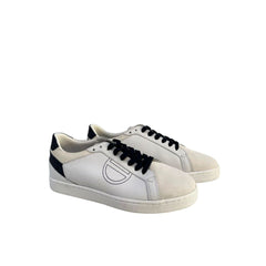 Borbonese Witte Leren Heren Sneaker