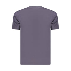 Coveri Moving Blue Cotton Men's T-Shirt