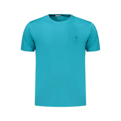Coveri Moving Azzurro Cotton Men's T-Shirt