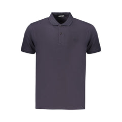 Coveri Moving Blue Cotton Men's Polo