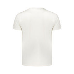 Coveri Moving Bianco Cotton Men's T-Shirt