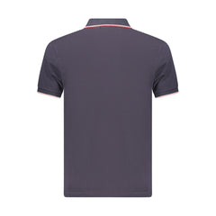 Coveri Moving Blue Katoenen Herenpolo