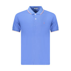 Coveri Moving Blue Cotton Men's Polo Shirt