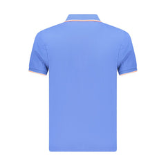 Coveri Moving Blue Cotton Men's Polo Shirt