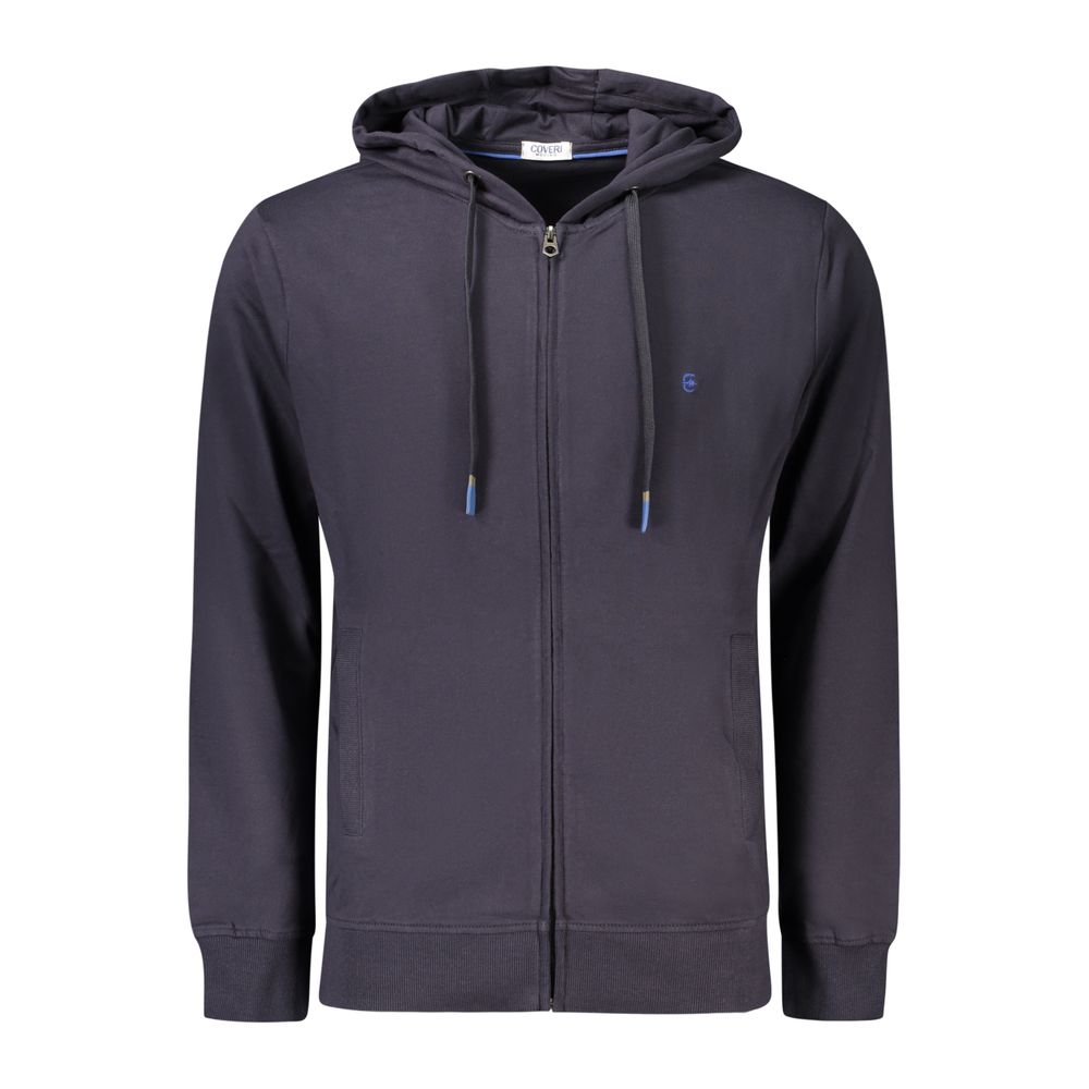 Coveri Moving Blue Cotton Sweatshirt