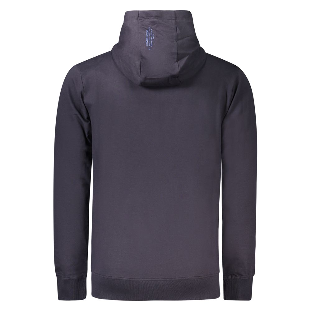 Coveri Moving Blue Cotton Sweatshirt