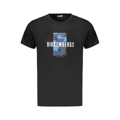 Bikkembergs Black Cotton Men T-Shirt