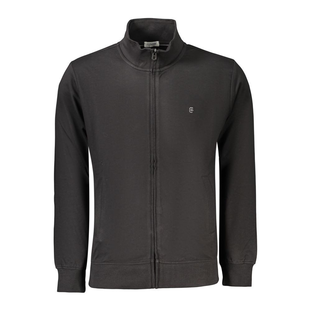 Coveri Moving Black Cotton Sweatshirt