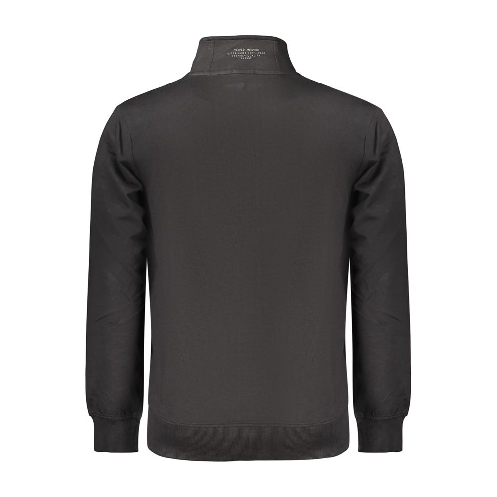 Coveri Moving Black Cotton Sweatshirt