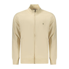 Coveri Moving Beige Cotton Men's Sweatshirt
