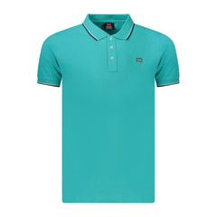 Norway 1963 Azzurro Cotton Mens Polo