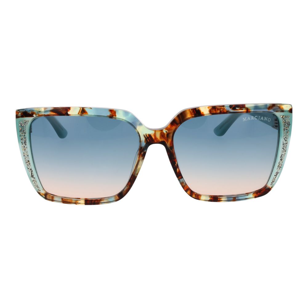 Marciano by Guess Turkoois Acetaat Zonnebril