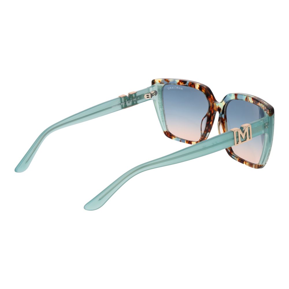Marciano by Guess Turkoois Acetaat Zonnebril