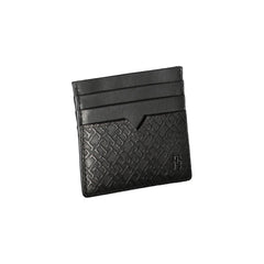 Tommy Hilfiger Zwarte Leren Heren Portemonnee